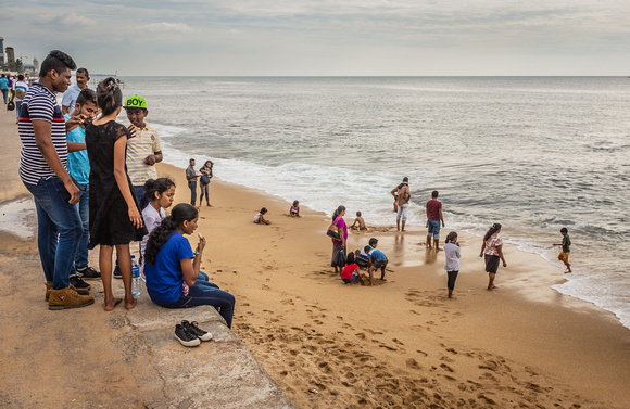 Beach at Galle Face, Colombo