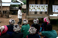 Healthtraining workshop in Akha village