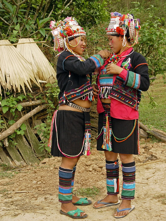 Portraits of Akha people in BNM & BNK